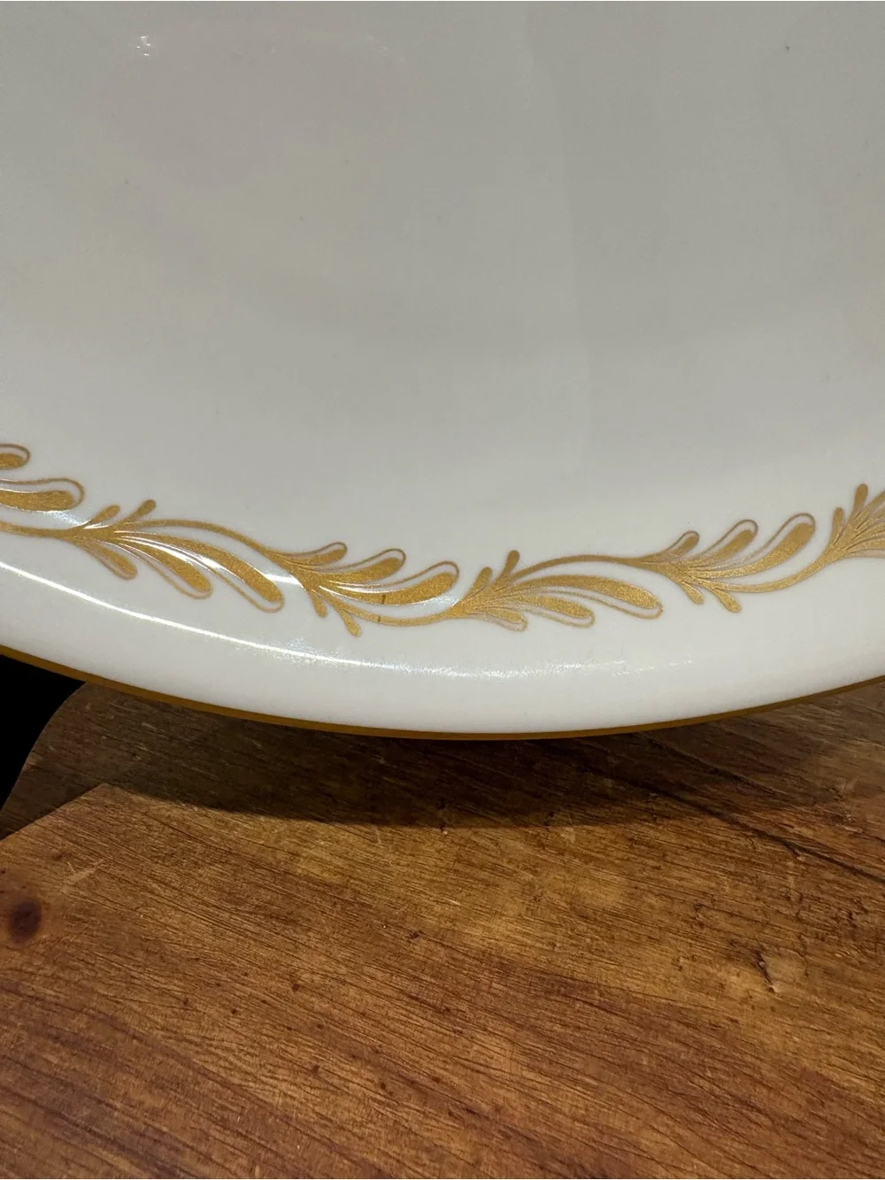 Vintage Franciscan Arcadia Gold Round Chop plate Serving Platter